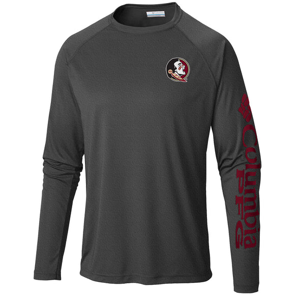 : Team Fan Apparel NFL Adult Charcoal Long Sleeve T