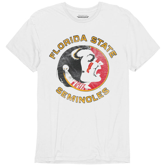 Florida State Vault Retro Brand Seminole Spears Tee - DEEP_RED