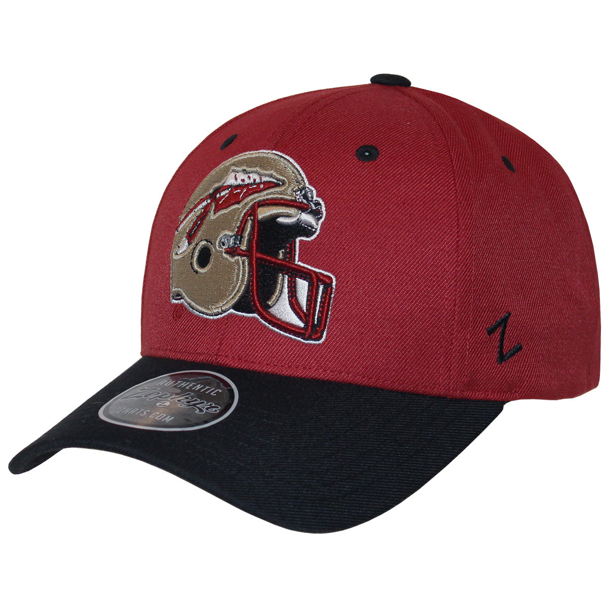 Zephyr Vault Florida State Helmet Adjustable Cap - Cardinal/Black ...