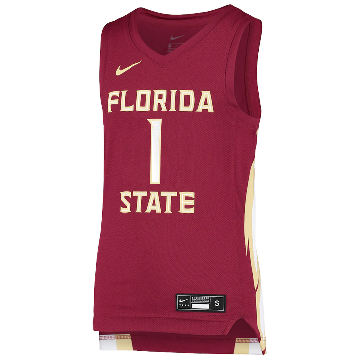 Nike Youth Florida State #1 Replica Basketball Jersey - Garnet – Garnet ...