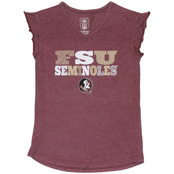 Colosseum Youth Florida State Seminoles Garnet No Fate Football Jersey