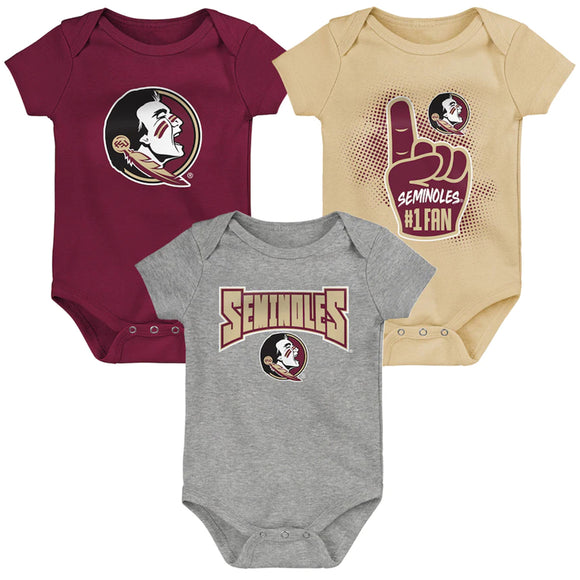 Infant Garnet/Gold Florida State Seminoles Red Zone Jersey & Pants Set