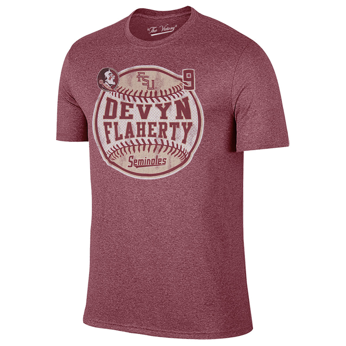 Retro Brand Devyn Flaherty #9 Softball T-shirt - Garnet – Garnet & Gold