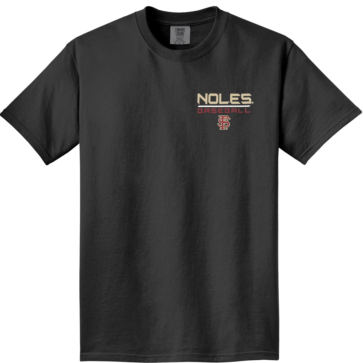 Image One Comfort Colors Adult/Unisex Noles Baseball Design Short Slee –  Garnet & Gold